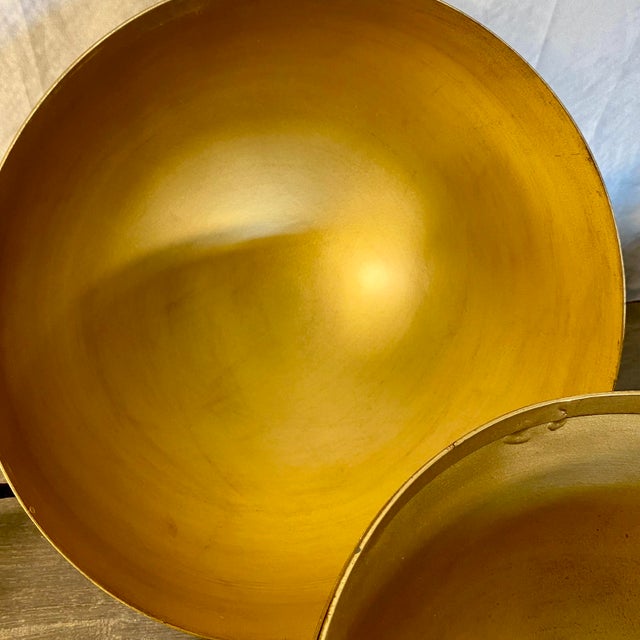 Contemporary Arteriors Locust Thorn Gold Sphere Sculpture by Barry Dixon For Sale - Image 3 of 12