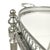 Vintage French Neoclassical Chrome Plated and Brass Drinks Trolley with Serving Tray, 1950s For Sale - Image 15 of 18