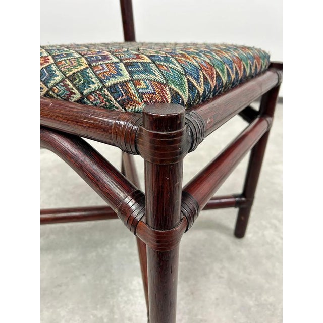 Mid-Century Modern Dining Table and Chairs attributed to Gervasoni, 1970s, Set of 6 For Sale - Image 17 of 18