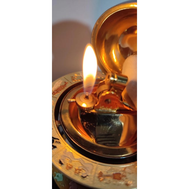 Metal Lighter and Music Box, Spain, 1970s For Sale - Image 7 of 11