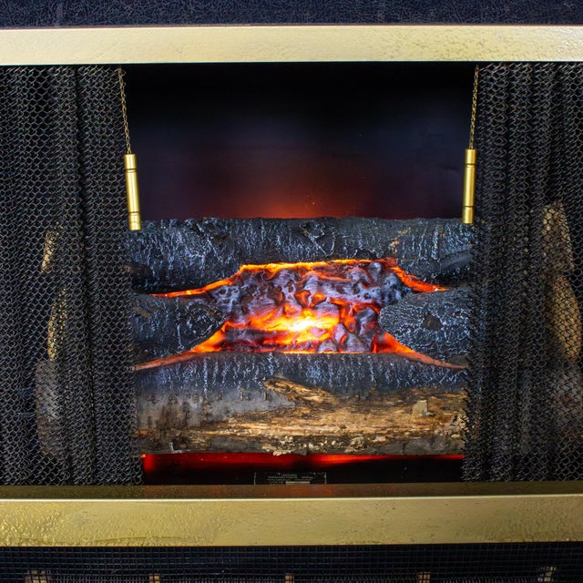 Mid to Late 20th Century MCM to Modern Electric Fireplace by Arvin Industries Freestanding or Wall Mounted For Sale - Image 17 of 18