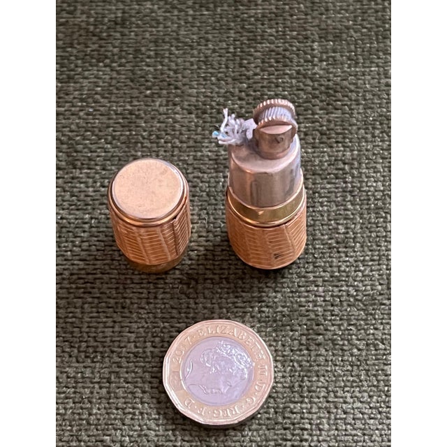 Rare Vintage "Paris Bric" Luxury Mini Snake Skin Lipstick Patrol Lighter For Sale In New York - Image 6 of 18