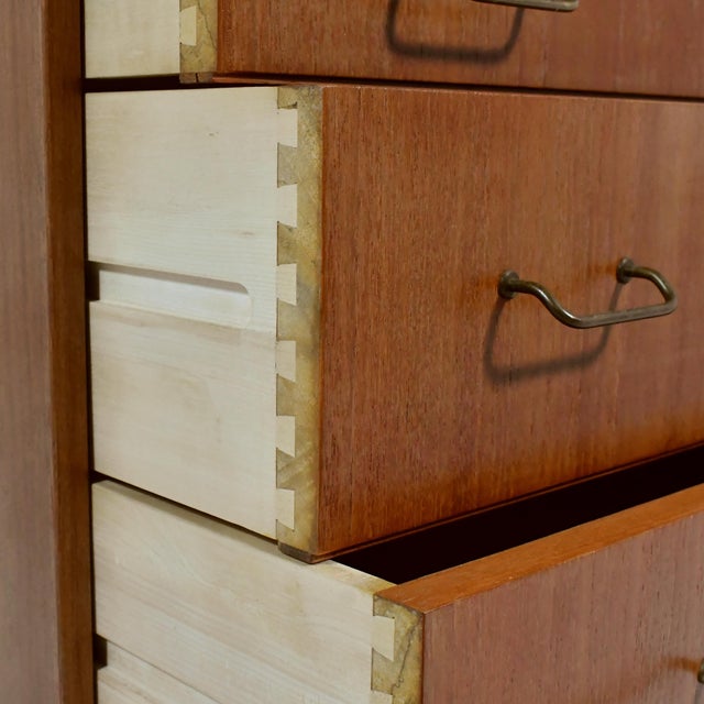 Torben Strandgaard Four-Drawer Danish Teak Dresser For Sale In Chicago - Image 6 of 11