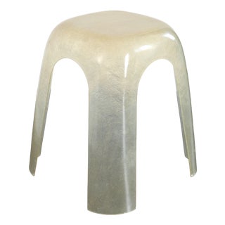 Vintage Space Age Resin Stool, 1970s For Sale