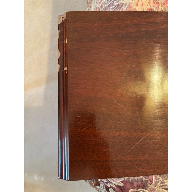 Early 20th Century Federal Revival Mahogany Convertible Extension Dining & Game Table With Three Leaves For Sale - Image 10 of 12