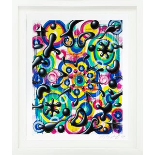 Kenny Scharf, Energala (Framed Hand Signed Archival Pigment Print), 2024 For Sale