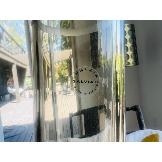 Late 20th Century Late 20th Century Salviati Venezia Phuket Murano Glass Bamboo Vase For Sale - Image 5 of 5