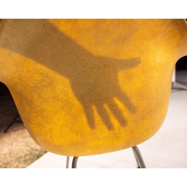 1950 First Generation Eames Rope Edge Fiberglass Armchair Attributed to Herman Miller For Sale - Image 16 of 18