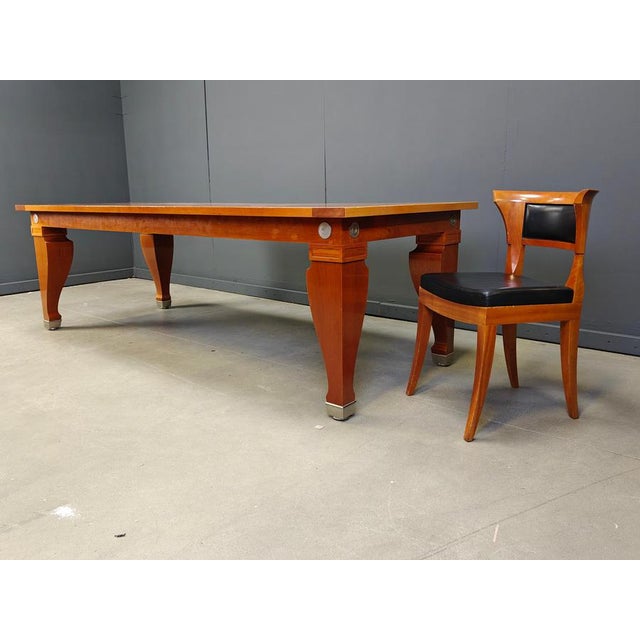Mensa Magna Dining Table attributed to Leon Krier for Giorgetti, 1990s For Sale - Image 3 of 15