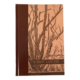 Vintage Book a Walk With Me by Gwen Frostic For Sale