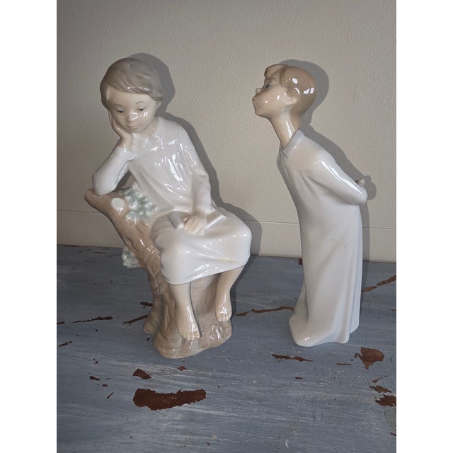 Two Vintage Lladro Figurines For Sale In San Antonio - Image 6 of 10