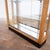 Display Cabinet in Light Walnut with Sliding Glass Doors, 1930 For Sale - Image 12 of 13