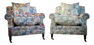 Laid Back Armchairs by George Smith, 2010s, Set of 2