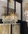 Palwa Gilded Waterfall Crystal Glass Chandeliers from Palwa, 1960s, Set of 2 For Sale - Image 4 of 6
