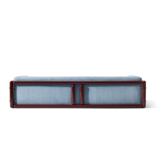 Carlo scarpa cornaro three seater sofa manufactured by cassina sculptural elegance geometric austerity encounters...