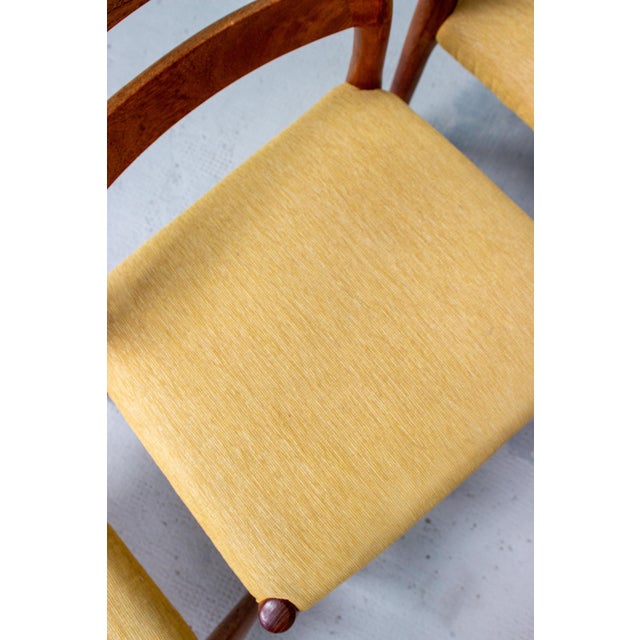 Mid-Century Modern Danish Model 84 Chairs in Teak by Niels Otto Möller for J.L. Møllers, 1960s, Set of 4 For Sale - Image 3 of 18
