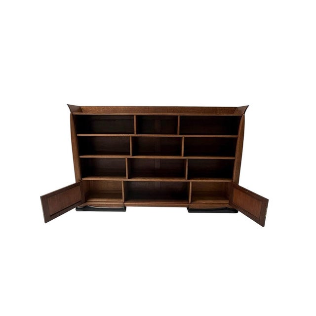 1920s Art Deco Open Bookcase by Paul Bromberg for H. Pander, 1920s For Sale - Image 5 of 15
