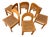 1970s Arcadia Dining Chairs Attributed to A. Caraceni for Tagliabue, Set of 6 For Sale
