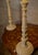 1990s Cream Turned Wood Bedside Lamps, 1990s, Set of 2 For Sale - Image 5 of 8