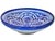 Early 20th Century Handmade Blue-Patterned Moorish Ceramic Lidded Bowl For Sale - Image 9 of 11