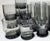 Smoked Glass Stacking Barware- Set of Twenty-Four For Sale - Image 9 of 12