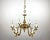 Vintage French Gilt Brass 6-Arm Chandelier, 1960s For Sale - Image 11 of 11
