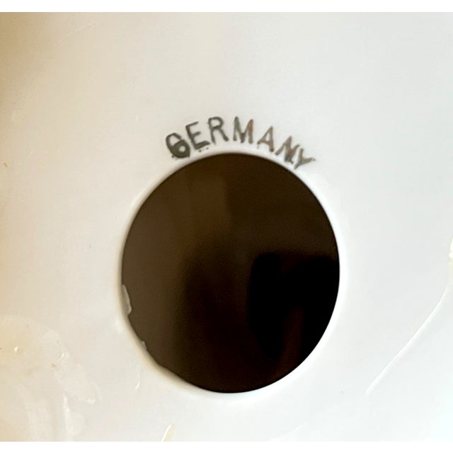 Vintage German Porcelain Figural Lamp – Child Soldier With Rifle, Table Lamp N the Style of Hertwig & Co. For Sale - Image 10 of 11