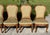 Century Furniture French Provincial Carved Wood Dining Chairs With Olive Damask Upholstery, Set of 6 For Sale In Naples, FL - Image 6 of 12