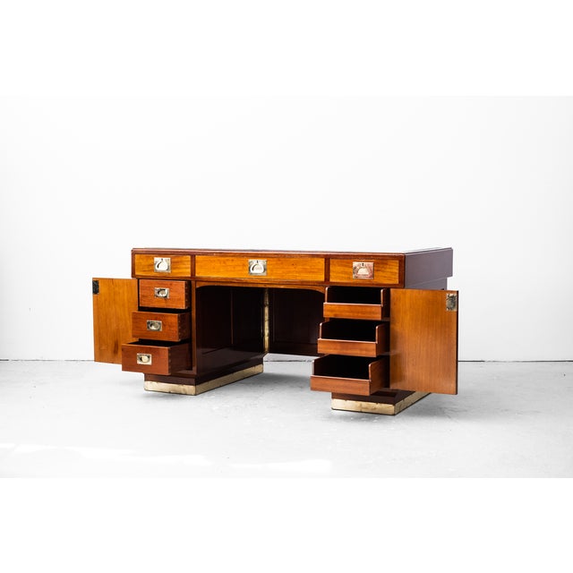 Art Nouveau Men's Desk and Armchair by J. W. Müller, 1905, Set of 2 For Sale - Image 14 of 18