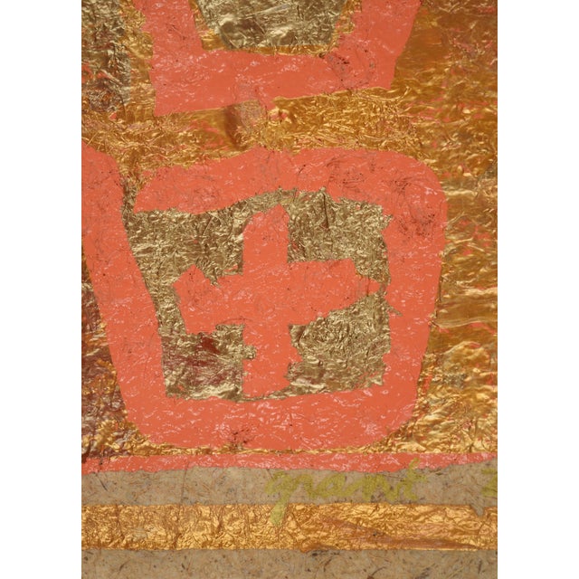 2000 - 2009 "Happiness #1" Handmade Paper Composition by Marc Foster Grant For Sale - Image 5 of 12