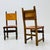 Antique Swedish Folk Art Farm Country Dining Chairs in Pine and Tan Leather, 1890s For Sale - Image 10 of 11