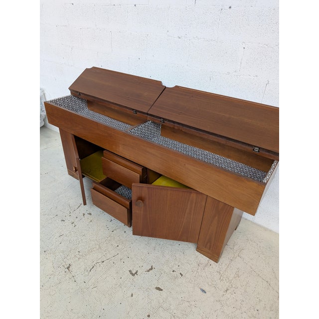 Brown Torbecchia Sideboard by Giovanni Michelucci for Poltronova 1960s For Sale - Image 8 of 9