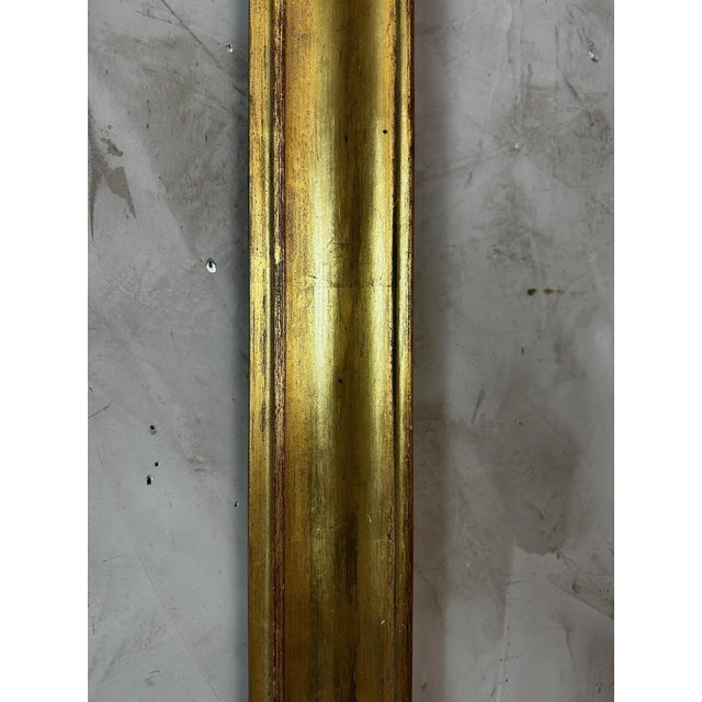 Wood Vintage Gold Wooden Frame, 1960s For Sale - Image 7 of 13