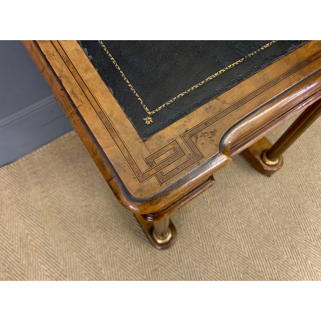 Victorian Inlaid Burr Walnut Davenport Desk, 1865 For Sale - Image 17 of 18