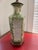 A beautifully decorated vintage Asian export porcelain table lamp featuring an all-over crackle glaze ground with vivid...