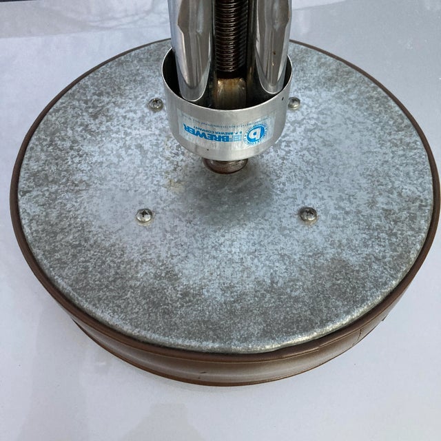 Mid-Century Modern Medical Dental Stool by e.f. Brewer Company For Sale - Image 10 of 13