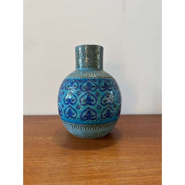 Mid century pottery vase designed by Aldo Londi for Bitossi, Italy, 1960s