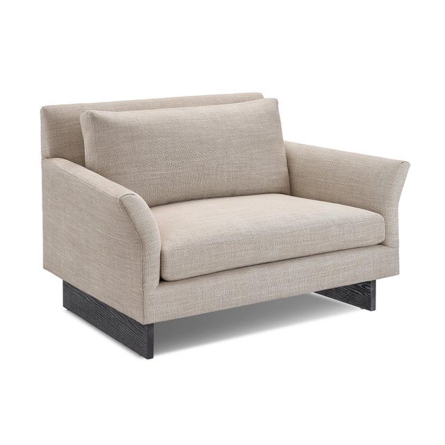 Lancaster Contemporary Melody Chair & a Half With Ottoman and Slipcovers For Sale - Image 10 of 14