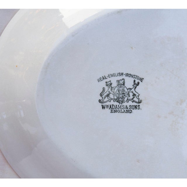 Ceramic Antique English Ironstone Platter For Sale - Image 7 of 8