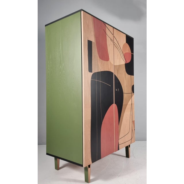Vintage Wardrobe in Ash, 1970s For Sale - Image 4 of 14