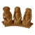 Vintage Hand Carved Monkey Sculpture For Sale