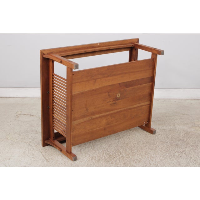 Stickley Mission Cherry Arts & Crafts Coffee Table For Sale - Image 15 of 16