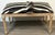 Black Maison Jansen Neoclassical Zebra Hide Bench, Estate of John Loring, France 1970s For Sale - Image 8 of 11