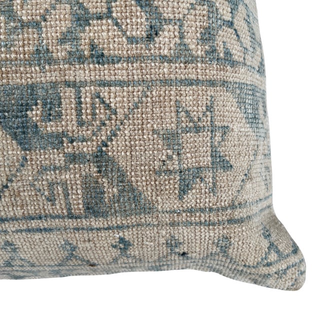 Vintage Turkish Rug Pillow For Sale - Image 4 of 5