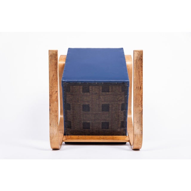 Early Production Bauhaus 402 Blue Arm Chair by Alvar Aalto, Made in Finland, 1930s For Sale - Image 14 of 14