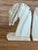 Taupe Vintage Onyx Horse Head Bookends – Cream & Taupe Striped Stone Pair, 6.5” For Sale - Image 8 of 11