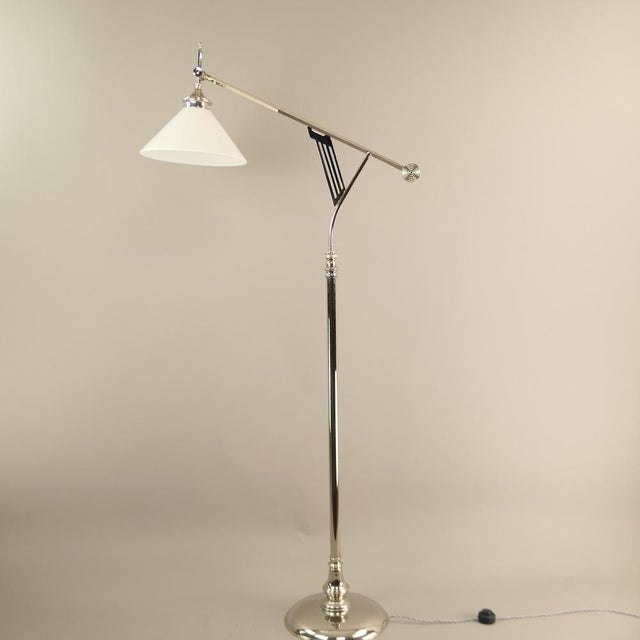 Art Deco Adjustable Floor Lamp from Wiener Werkstätte, 1920s For Sale - Image 11 of 11