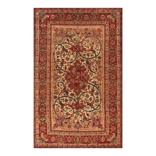 1930s Persian Isfahan Carpet ( 6'7'' x 10'4'' - 200 x 315 ) For Sale