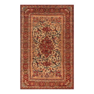 1930s Persian Isfahan Carpet ( 6'7'' x 10'4'' - 200 x 315 )