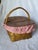 This 1950s basket looks like it came straight from the Wizard of Oz! Truly a beautiful vintage basket that has a wonderful...